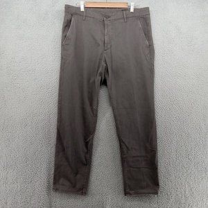 AG‎ Adriano Goldschmied Pants Mens 36 Gray Marshall Slim Straight Leg Office